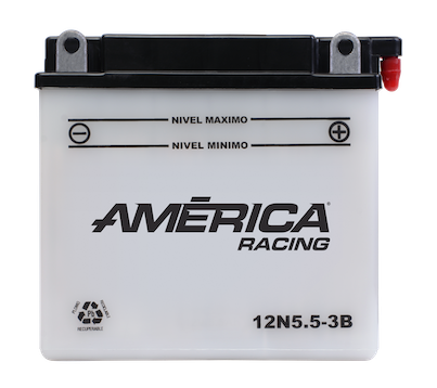 Bateria para Motocicleta - Modelo 12N5.5-3B - Referencia:  